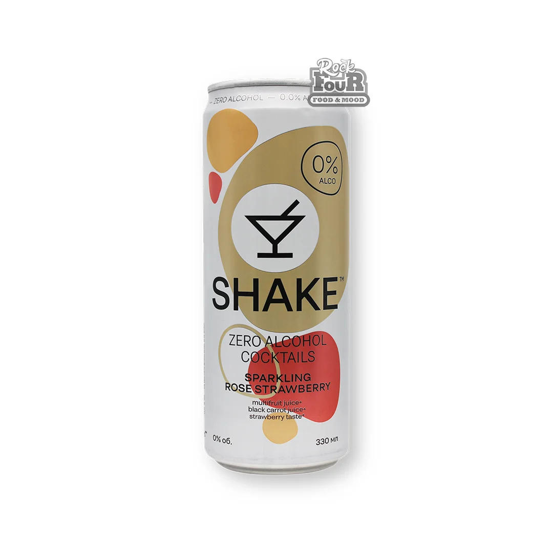 Կոկտեյլ «Shake Sparkling Rose Strawberry» 330մլ